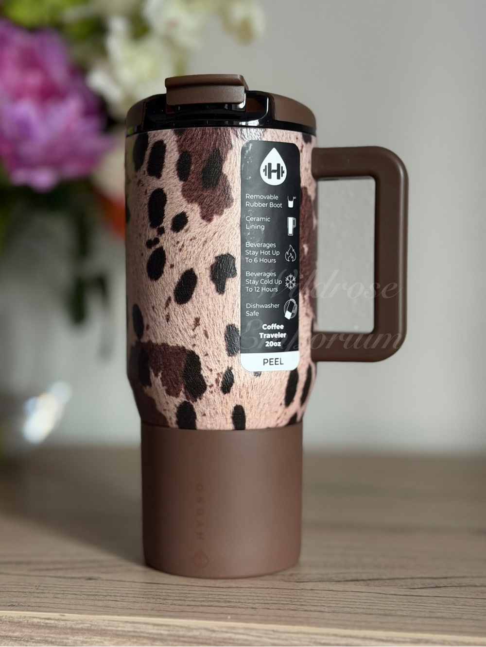 APPALOOSA equestrian Horse Print HydroJug 20oz coffee Traveler tumbler cup